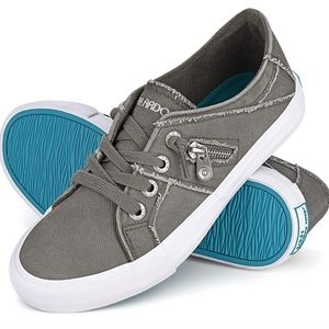 JENN ARDOR Women's Slip-On Sneakers Elastic Tieless Sports Size 6.5